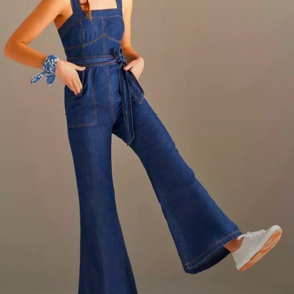Anthropologie Pilcro Denim Jumpsuit